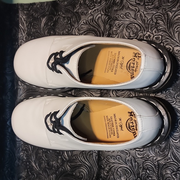 Made in England Dr. Martens Heeled Oxfords - Picture 10 of 16